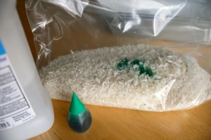 Coloring-Rice-Green-with-Food-Coloring